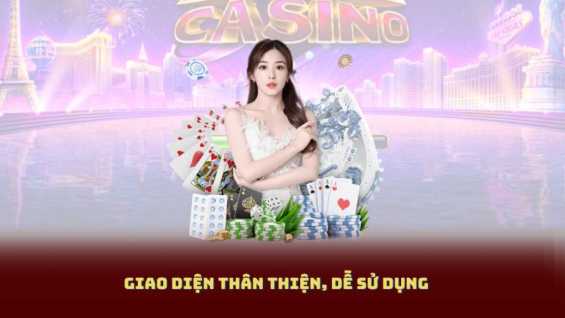 Giao diện thân thiện, dễ sử dụng